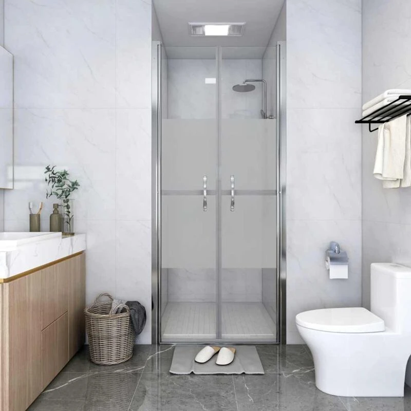 Image of VIDAXL Shower Door Half Frosted esg 71x190cm Vidaxl 8720286168189