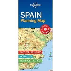 Image of Lonely Planet Spain Planning Map Sheet map, folded 2018