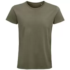 Image of SOLS Unisex Adult Pioneer Organic T-Shirt (M) (Khaki)