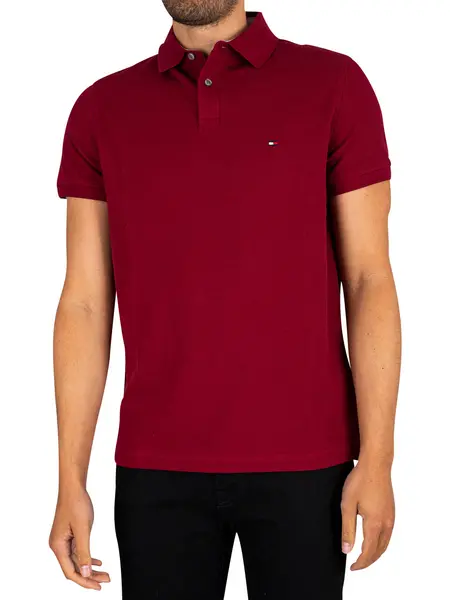 Image of Tommy Hilfiger The 1985 Regular Polo Shirt Rouge S