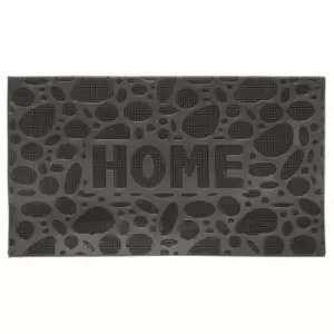 Image of JVL Elgon Scraper Mat, 40x70cm - Black