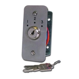 Image of ASEC Three Position Narrow Key Switch Engraved