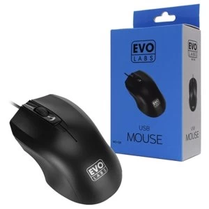 Image of Evo Labs MO-128 USB Black Mouse