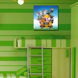 Image of 4545CO-11 Multicolor Decorative Canvas Painting