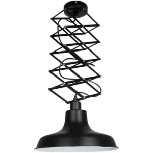 Image of Sienna Flex Dome Pendant Ceiling Lights Black Matt, Steel