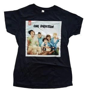 Image of One Direction - Up All Night Ladies Medium T-Shirt - Black