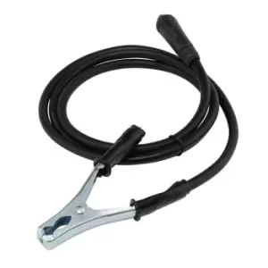 Image of Draper MMA Welding Earth Lead and Clamp with 10/25 Dinse Plug, 1.8m, 200A