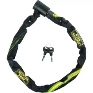 Image of Burg Waechter 580 90 Chain lock Black, Yellow Key lock