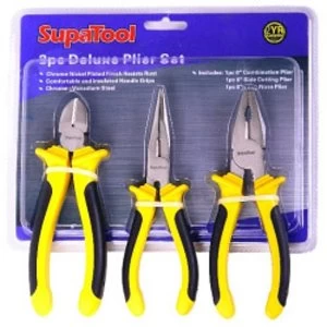 Image of SupaTool Deluxe Plier Set 3 Piece