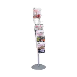 Image of Alba Floor-Standing 7-Pocket Literature/Magazine Display DDFIL7S