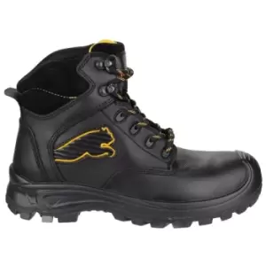 Image of Puma Safety Borneo Mid Mens Safety Boots (47 EUR) (Black) - Black