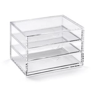 Image of Osco Clear Acrylic 3 Drawer Chest - Mini 32859DT