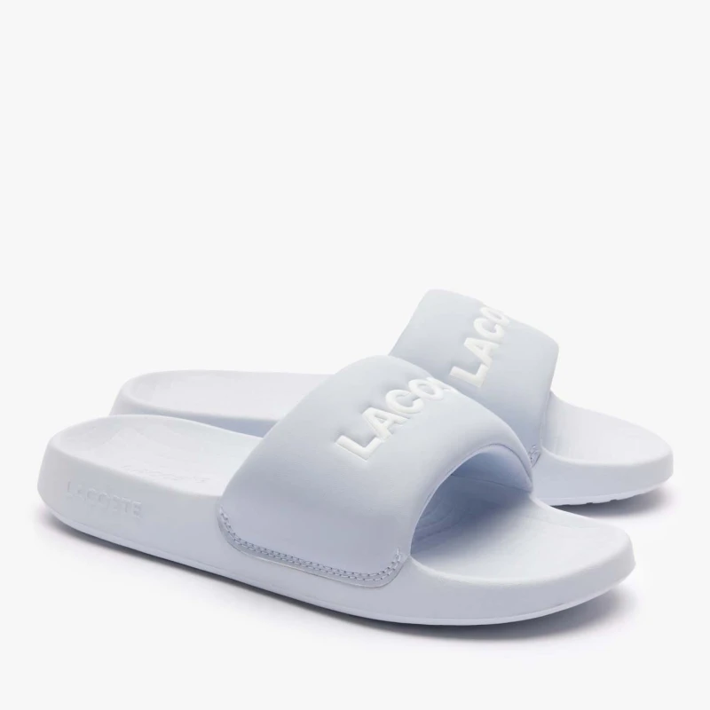 Image of Lacoste Serve 1.0 Sliders Blue female UK 3