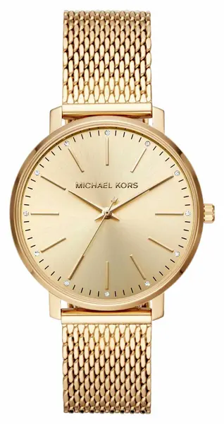 Image of Michael Kors MK4339 Pyper Gold-Toned Stainless Steel Watch