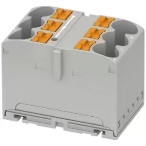 Image of Phoenix Contact PTFIX 6X10/S GY 1082387 Distribution block Number of pins (num): 6 0.5 mm² 10 mm² Grey