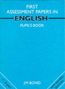 Image of English 1st Year Papers by J.M Bond Book
