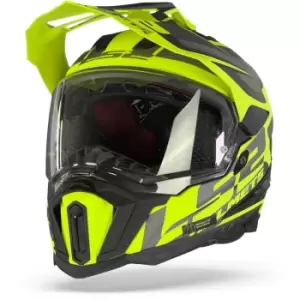 Image of LS2 MX701 Explorer Alter Matt Black Hivis Yellow M