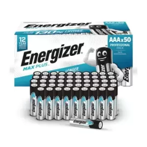 Image of Energizer Max Plus AAA Alkaline Batteries (Pack of 50) E303865600