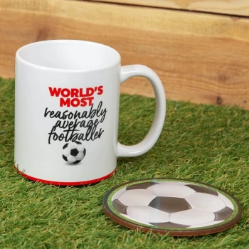 Image of Armchair Supporters Society Mug & Coaster Set - Football