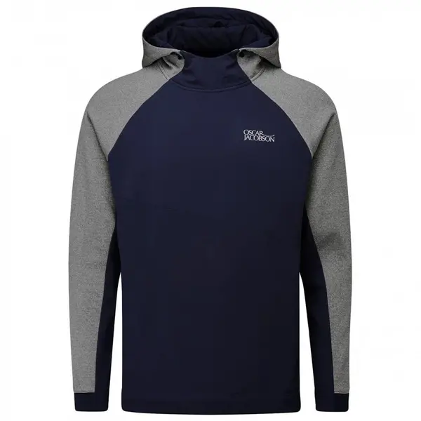 Image of Oscar Jacobson Oakways Hoodie - Navy - L