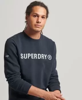 Image of Superdry Corporation Logo Work Crew Sweatshirt