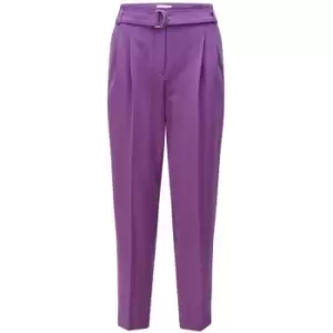 Image of Boss Tapia Pleated Trousers - Purple
