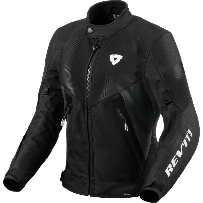 Image of Rev It Control H2O Ladies Motorcycle Jacket 36 Black Anthracite (UK 8) Black Anthracite