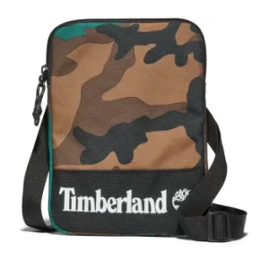 Image of Timberland Bailer Mini Printed Crossbody Bag In Camo Camo Unisex, Size ONE