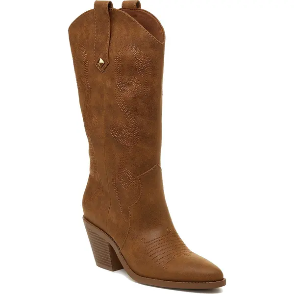 Image of Rocket Dog Womens Feria Pull On Western Cowboy Boots - UK 8