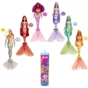 Image of Barbie Colour Reveal Mermaid Doll - One At Random