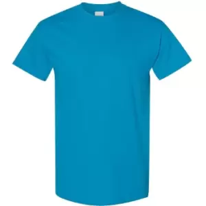 Image of Gildan Mens Heavy Cotton Short Sleeve T-Shirt (M) (Sapphire)