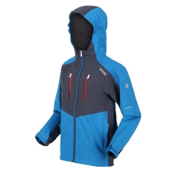 Image of Regatta Junior Highton III Waterproof Jacket - ImpBl/IndGry