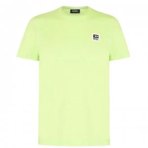 Image of Diesel Logo T Shirt - Lime 5IS