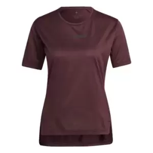 Image of adidas Terrex Multi T-Shirt Womens - Red