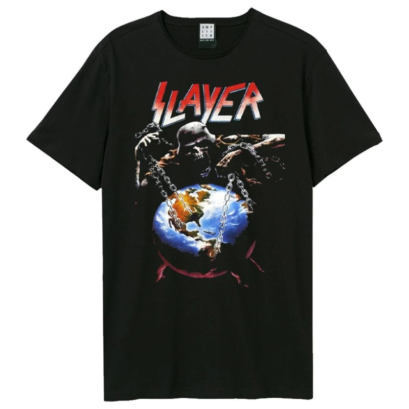 Image of Amplified Amplified Men World Slayer T-Shirt in Black Size: X-Small Black XS Male 5063852063291