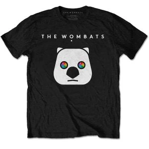 Image of The Wombats - Rainbow Eyes Unisex Medium T-Shirt - Black