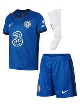 Image of Nike Chelsea 20/21 Home Little Kids Kit - Blue