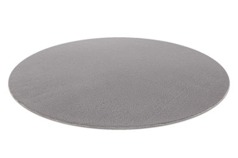 Image of RugsX Modern Washing Carpet Lindo Circle Grey, Anti-Slip, Shaggy Circle 120 Cm