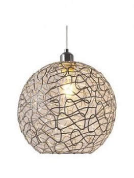 Image of Hepburn Chrome Easy Fit Pendant