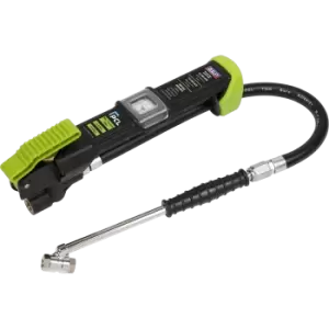 Image of Sealey Airlite Eco Tyre Inflator and Twin Hold On Connector