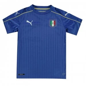 Image of Puma Italy Home Jersey 2016 Junior Boys - Blue