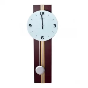 Image of Dark Wood Pendulum Wall Clock