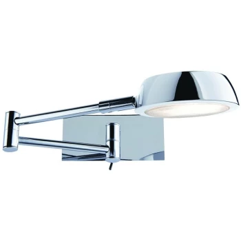Image of Searchlight Flexible Arms - 1 Light Indoor Adjustable Wall Light Chrome