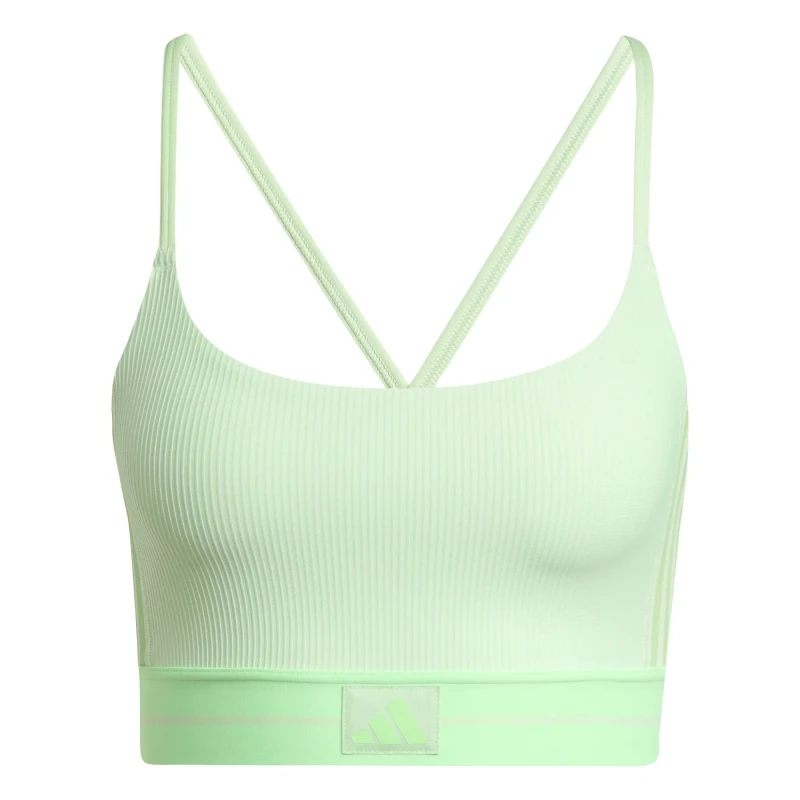 Image of Sports bra adidas Hyperglam Rib Vert Female S