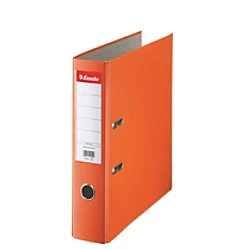 Image of Essentials Lever Arch File Polypropylene A4 75MM Orange - Outer Carton of 20