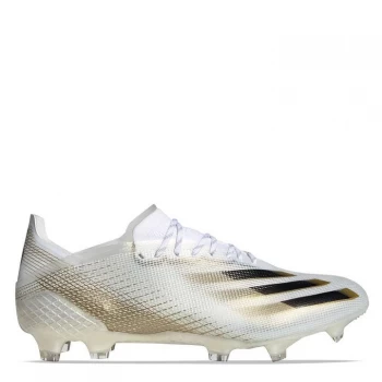 Image of adidas X .1 FG Football Boots - White/MetGold