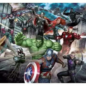 Image of Marvel Avengers Assemble Wall Mural 3m x 2.8m