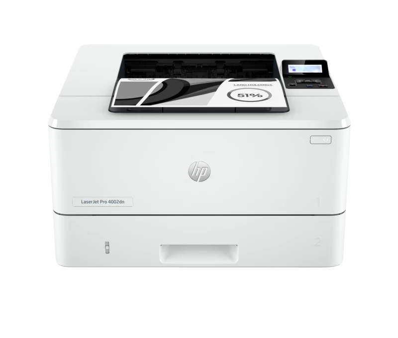 Image of HP LaserJet Pro 4002dn A4 Mono Laser Printer 2Z605F White
