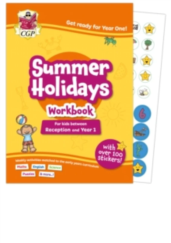 Image of CGP Summer Holidays Activity Workbook - for kids between Reception and Year 1 (ages 4-5) Paperback / softback