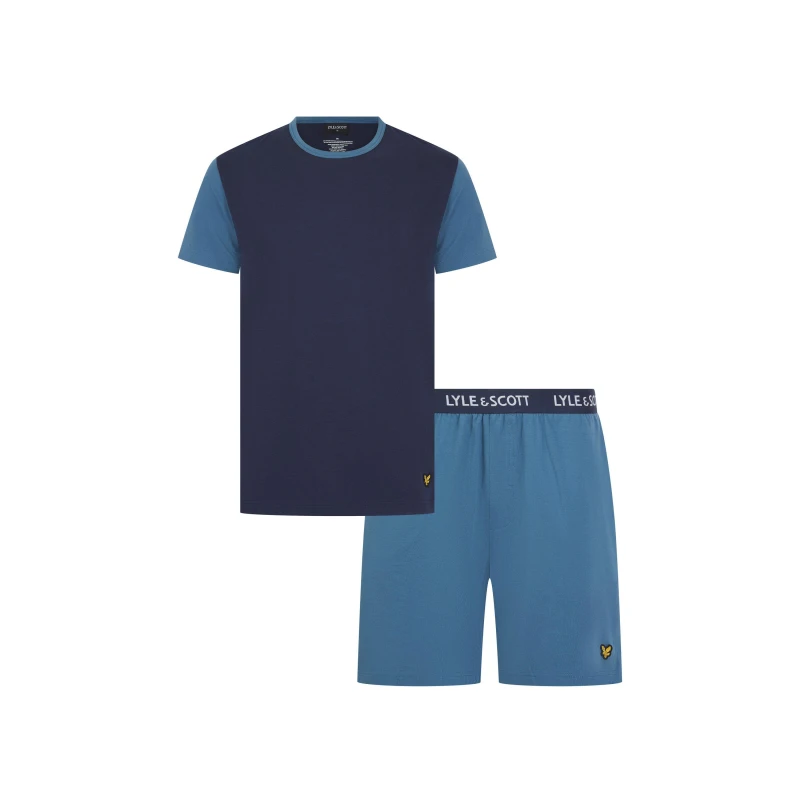 Image of Lyle and Scott Lyle Jersey Lnge Set Sn63 Peacoat/Blue male M